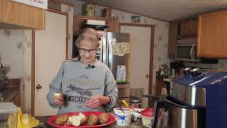 Loaded Air Fryer Baked Potatoes 🥔 /Easy  & Delicious 😋  screenshot 4