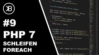 PHP 7 Tutorial 2019 Anfänger | #9 FOREACH Schleife