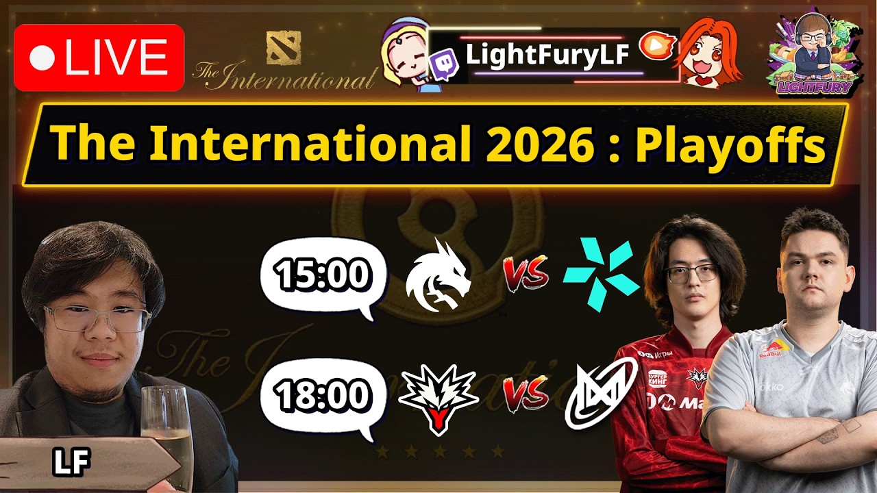 🔴[Dota2] Spirit⚔️Pari / Nigma⚔️Yandex (Bo3)🏆TI15 (TI2026) Main Event Day2 สายบน