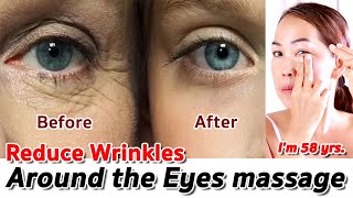 Reduce wrinkles around the eyes massage | NO TALKING | Facial Massage