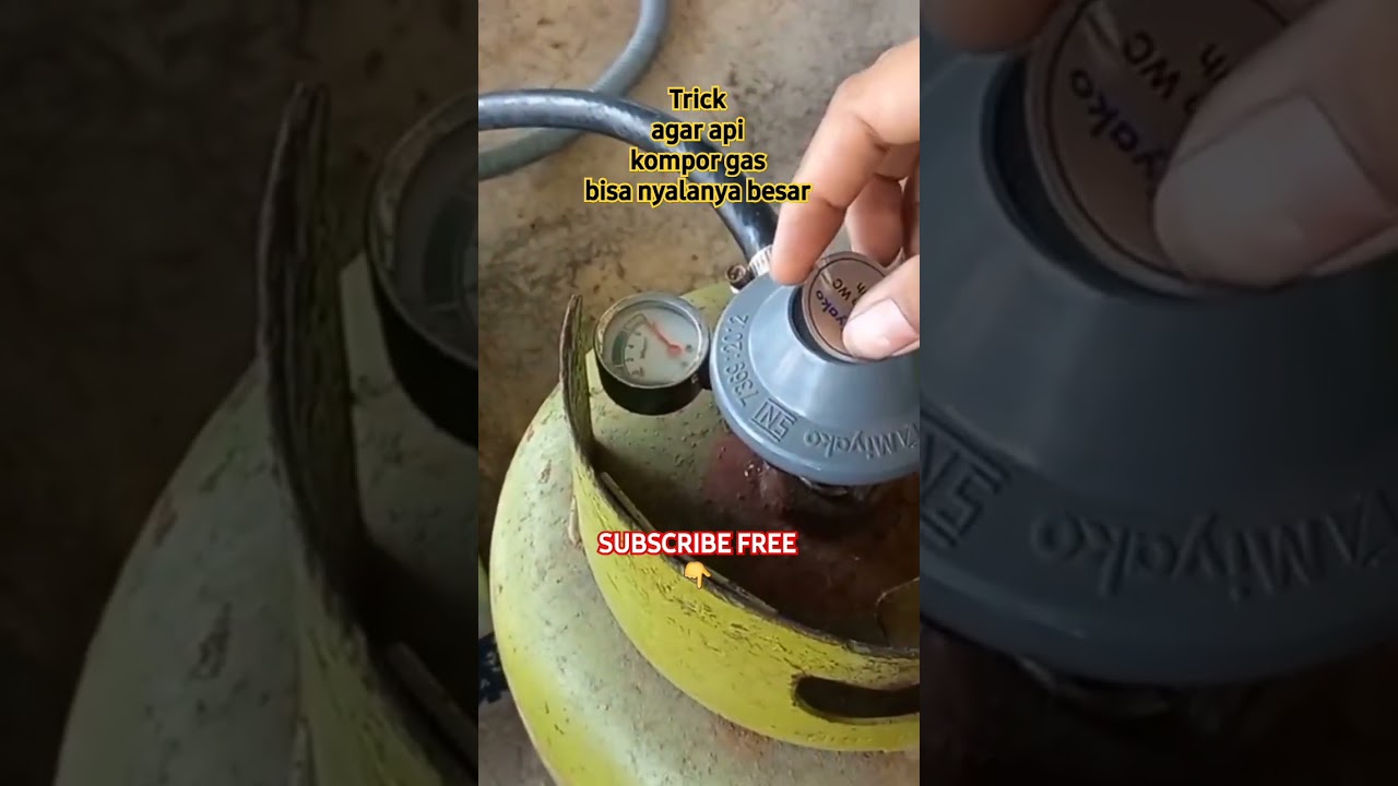 Cara agar api kompor bisa nyalanya lebih besar💥||