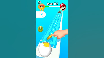 pop run 3d 155 🤯 level up #funny #gaming #shorts