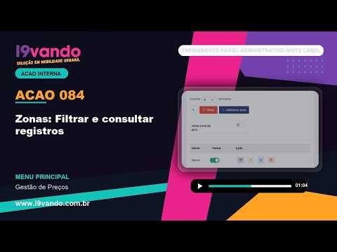 Zonas - Filtrar e consultar registros