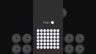 Find = 🕓 #emoji #emojyfind #emojichallenge #emojigame