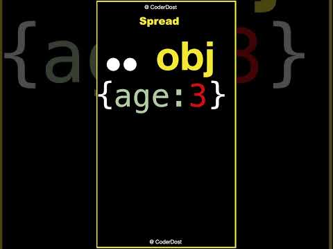 Spread operator in JavaScript. Dot Dot Dot in JS #javascript #reactjs #shorts  #hindi #interview