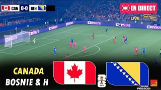 🔴EN DIRECT : CANADA vs BOSNIE-HERZÉGOVINE | eFootball PES 21 Simulation de jeu sur PC
