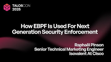 How eBPF is used for next generation security enforcement