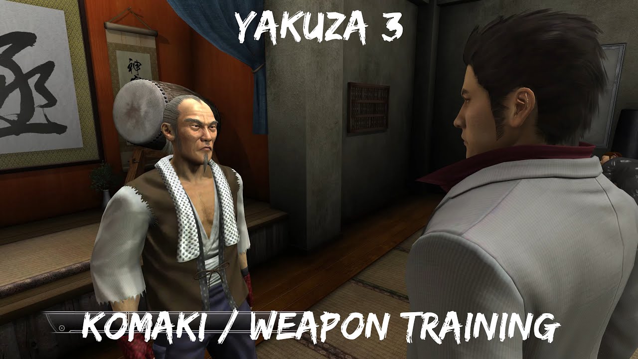 Yakuza 3 Full Playthrough: Komaki / Weapon Training [4K60FPS] - YouTube