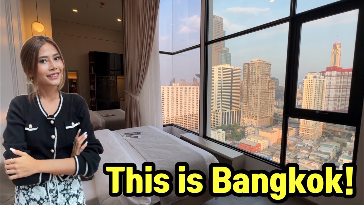 Is this Bangkok Condo??? Touring a Thailand Luxury Home in the Best Location!