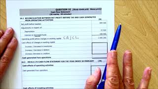Cash Flow Q16 Reconciliation