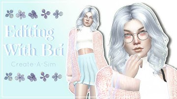 HOW TO MAKE THUMBNAILS/EDITS EASY WITHOUT PHOTOSHOP OR $$$ | Editing With Bri | Sims 4 CAS
