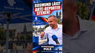 Siegmund lässt ARTE-Reporter stehen! #afd #Reden #siegmund