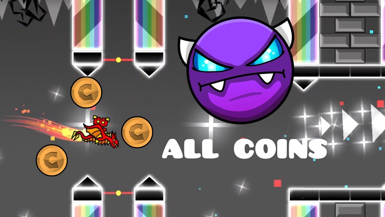 Platinum Adventure 100% All Coins Geometry Dash