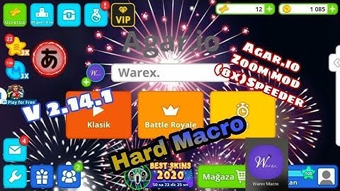 Agar.io Mod Menü İos Fonts v/2.14.1 apk / Fast Macro & Hard Zoom *No Root* ( Agar.io Mobile)