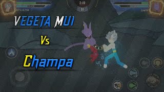 Vegeta MUI Vs Champa | Stickman Warriors - Super Dragon Shadow Fight | 2020 screenshot 5