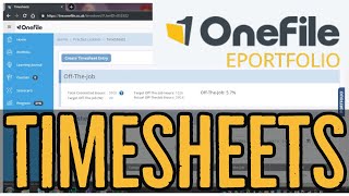 OneFile - Timesheets