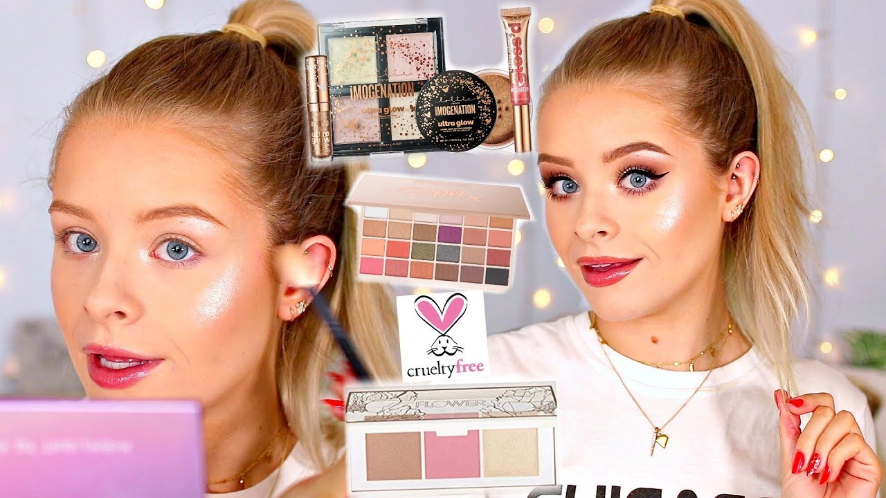 FULL FACE DRUGSTORE CRUELTY FREE MAKEUP | sophdoesnails - YouTube