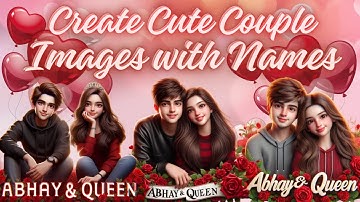 Valentine Day Special Couple Image Generation │ Create 3d Valentine Day Couple AI Images ❤️