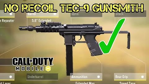 Best No Recoil TEC-9 Gunsmith & Gameplay in COD Mobile | Call of Duty Mobile