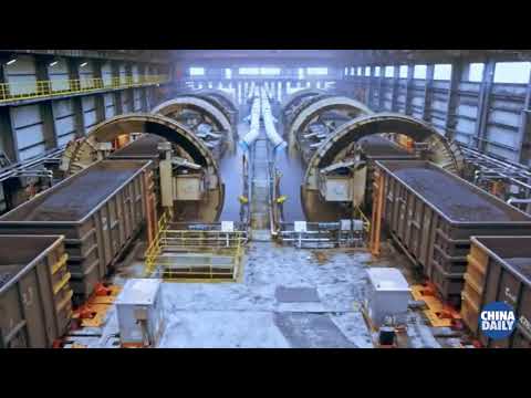 Разгрузка вагонов с
