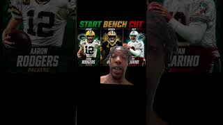 Start, Bench, Cut #nfl #nflmemes