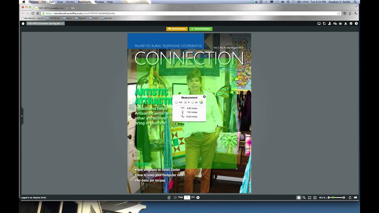 WordSouth Online Proofing System