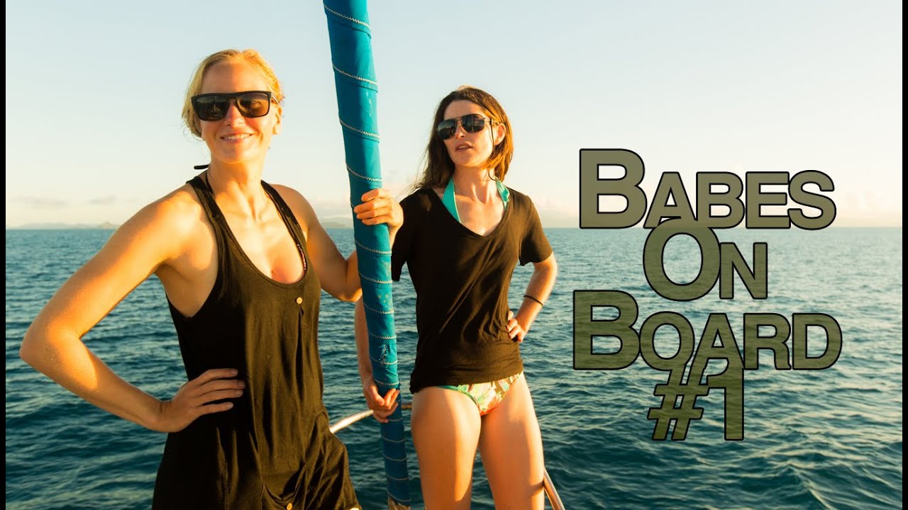 SKINNY DIPPING Sailing BABES. (WARNING, some nudity)