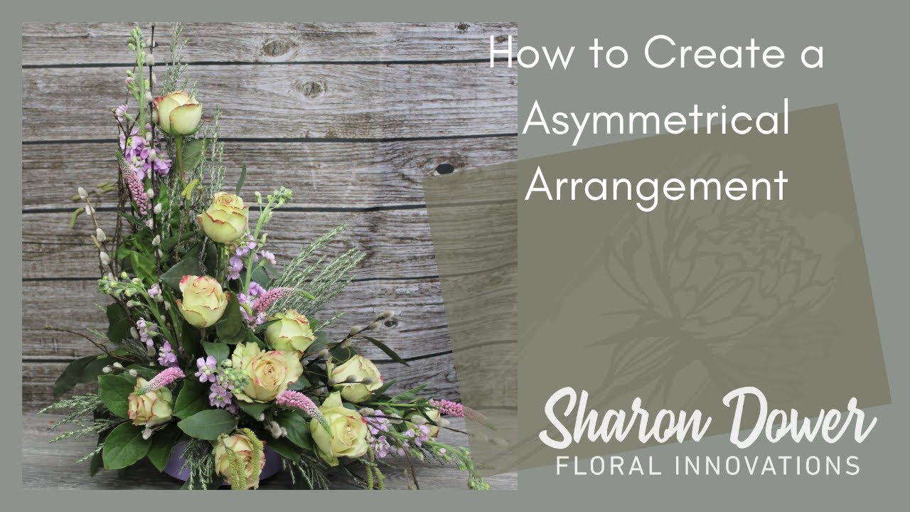 Asymmetric Triangle Flower Arrangement