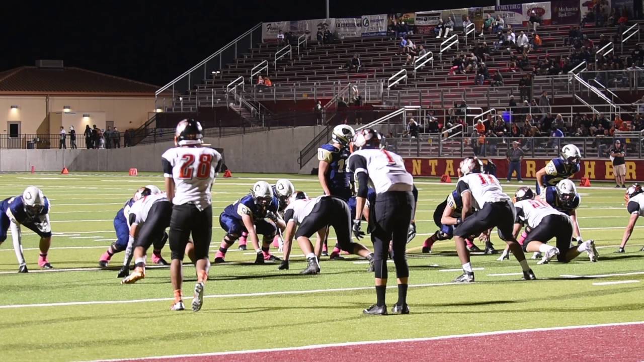 Napa Indians vs Vacaville Bulldogs Varsity Football 2016