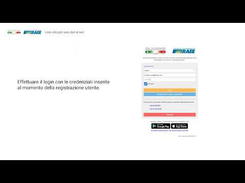 Tutorial - Registrarsi al portale dei Servizi del CdC RAEE e del CDCNPA