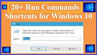 20 Useful Run Command Shortcuts for Windows