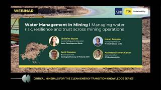 Water Management in Mining I TDi and Asian Development Bank webinar