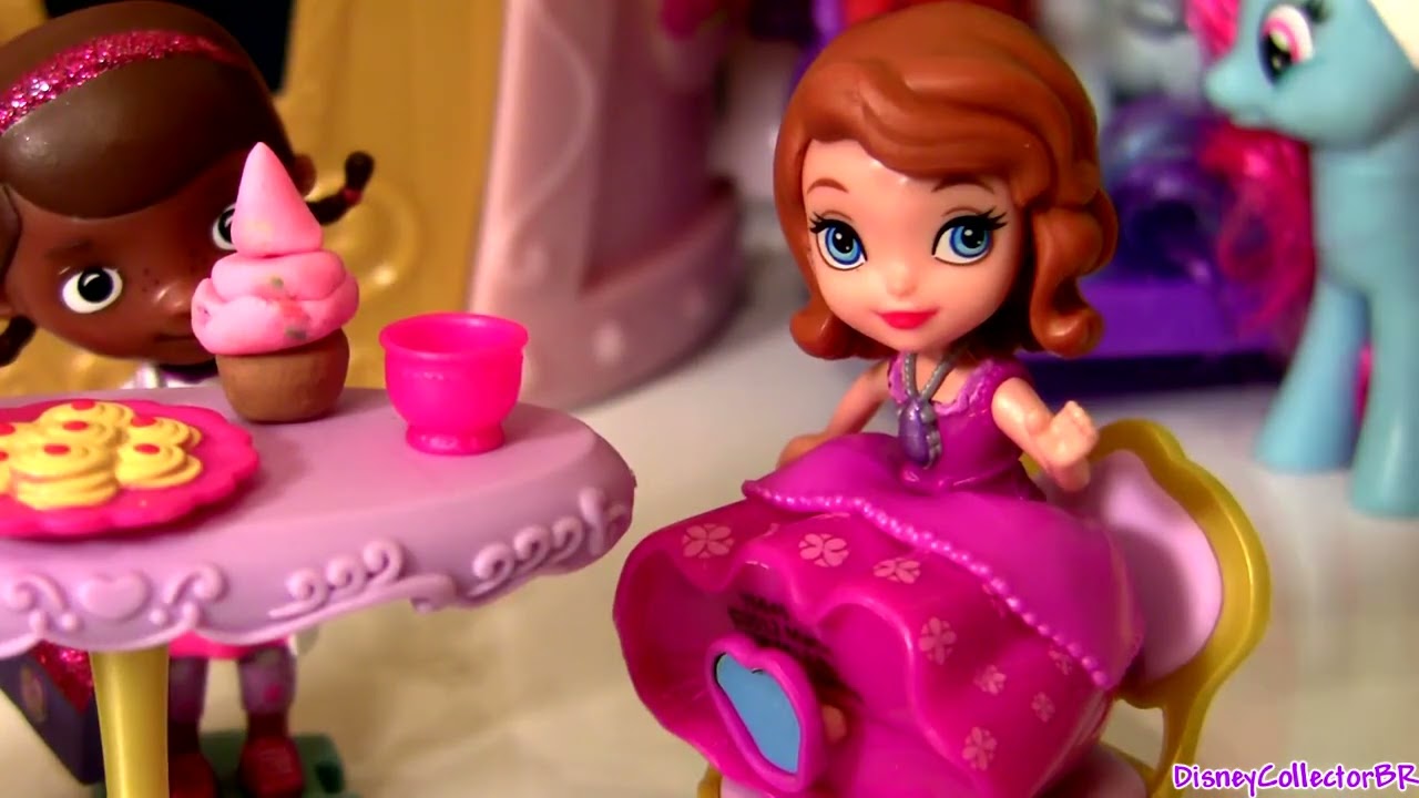 Sofia Royal Tea Party, Talking Sofia the First doll, Play Doh Tea For Two With