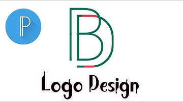 BD Logo design pixellab mobile tutorial video