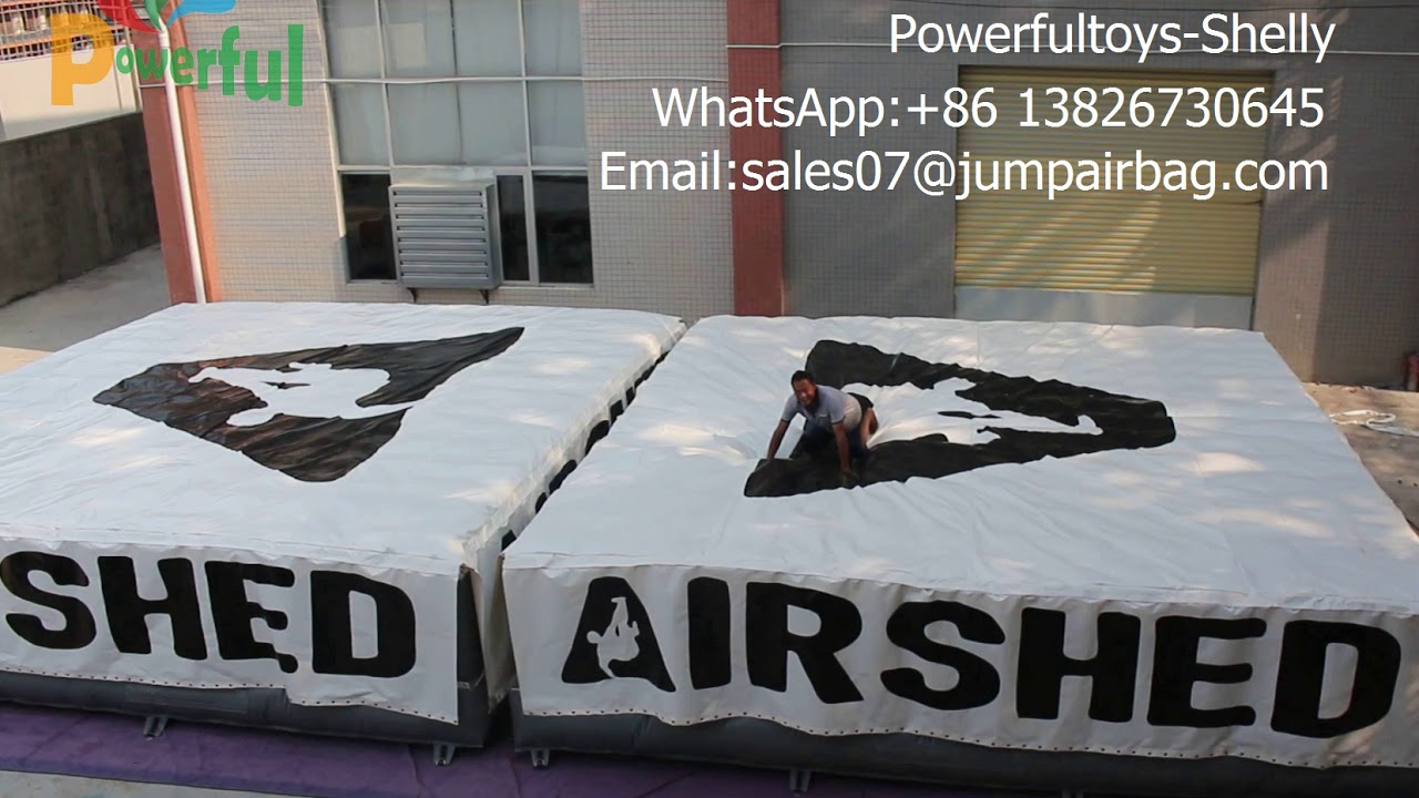 7x7m foam pit airbag for sale YouTube