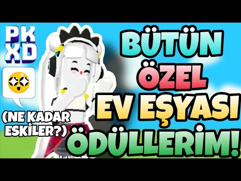 PK XD BÜTÜN ÖZEL EV EŞYASI ÖDÜLLERİM! 😸 || NE KADAR ESKİLER? || PKXDTÜRKÇE