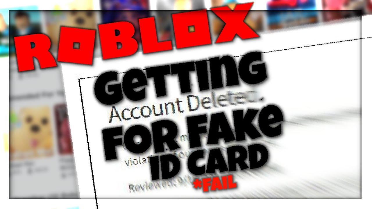 Roblox fake ID bans be like:, Banned From Roblox