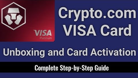 Crypto.com Visa Card Unboxing and Activation | Crypto.com Philippines