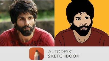 Vector Art - Vector Portrait- Cartoon Yourself - Autodesk sketchbook