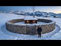 Neighbors Mocked His Firewood Fortress Around the Cabin — Then a 5 Day Blizzard Put It to the Test