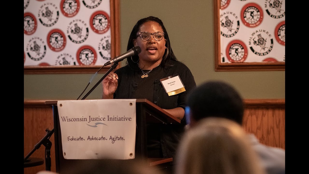 Wisconsin Justice Initiative speaker event featuring Nicole D. Porter from The Sentencing Project