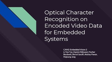 Optical Character Recognition on Encoded Video Data for Embedded Systems