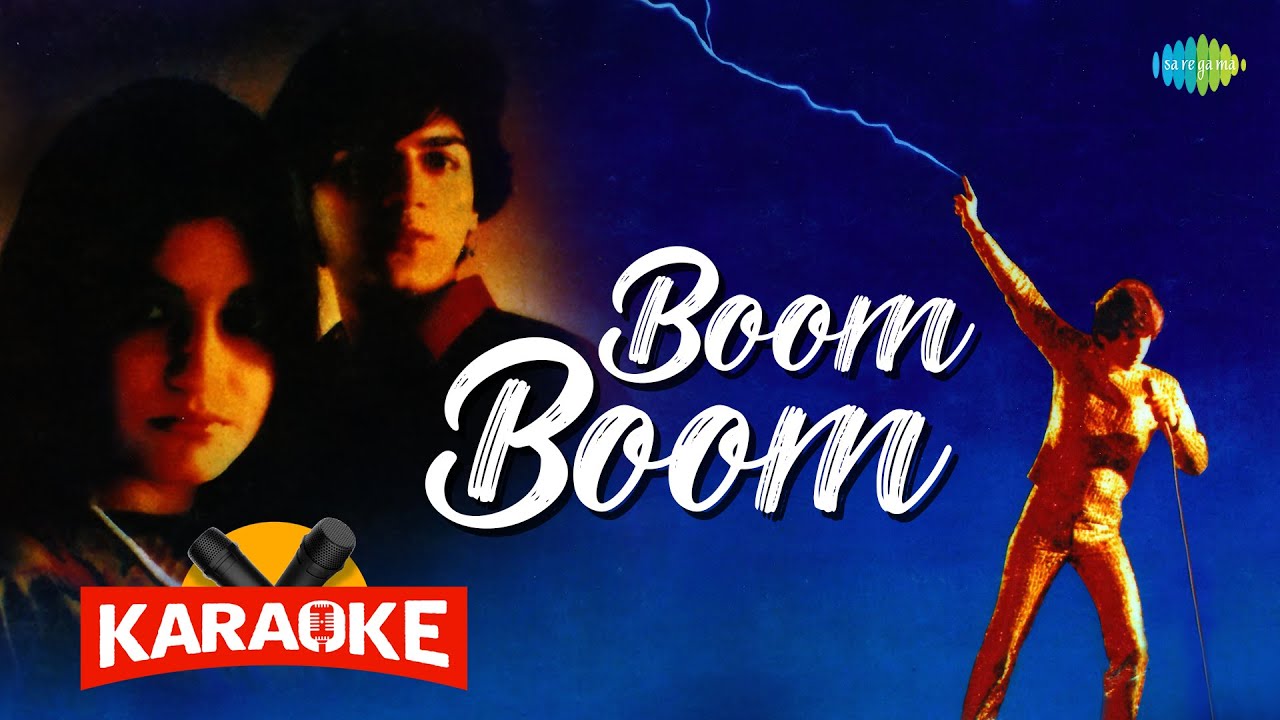 Boom Boom Karaoke With Lyrics Nazia Hassan Biddu Retro Hindi