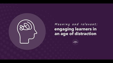 Meaningful and relevant: engaging learners in an age of distraction (with AJ Juliani)