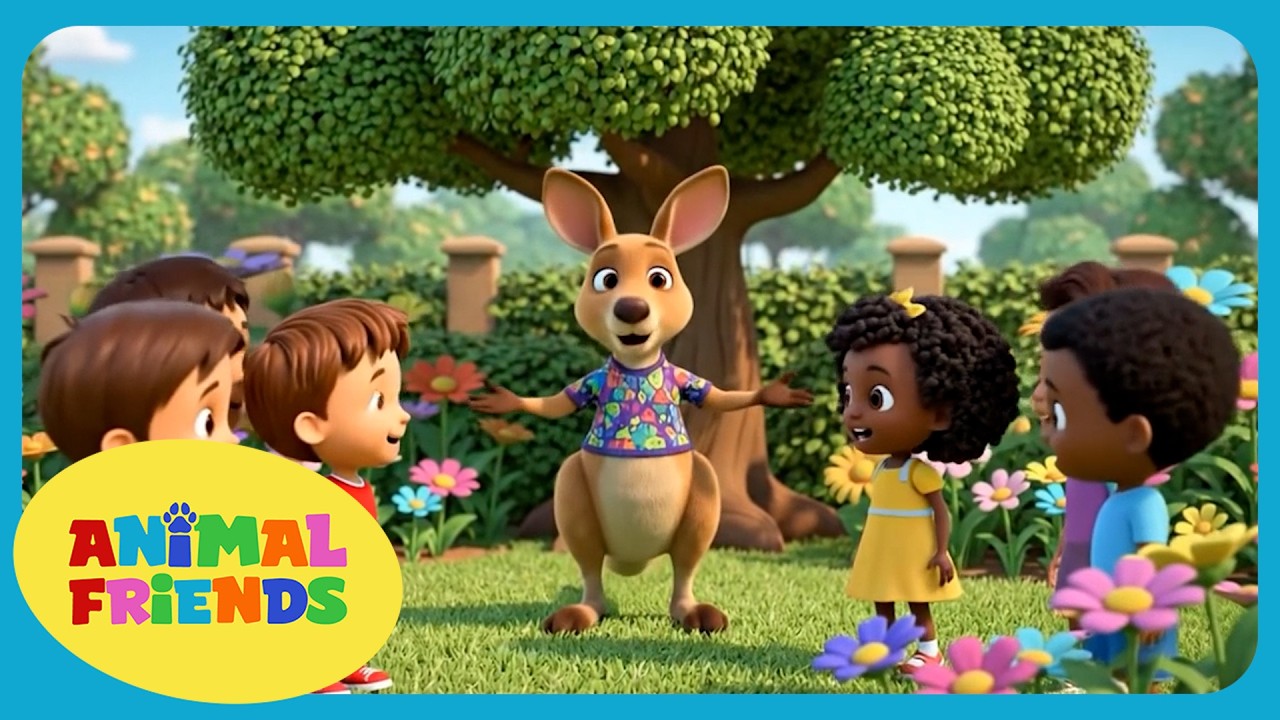 Kiko the Kangaroo Plays Tag | Fun Kids Song | Animal Friends