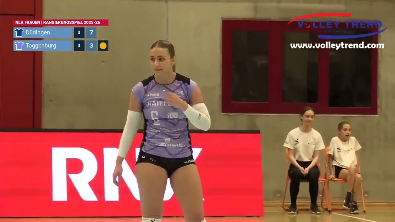 Cara Lewis, Violet T-shirt #14, Volley Düdingen - Raiffeisen Volley Toggenburg
