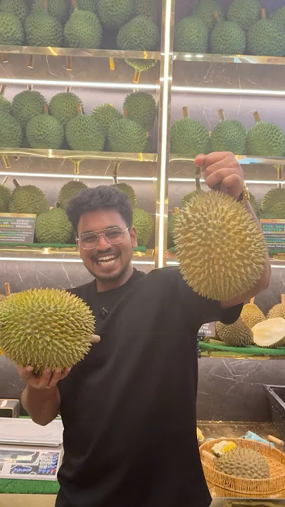 He nearly vomitted trying Durian for the first time! 😱 #shorts