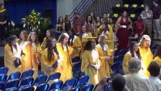 Brunswick 2016 Graduation Cap Toss