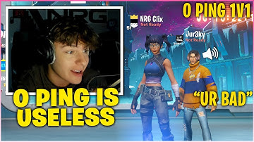 CLIX On 0 PING Rages After Going Against CRACKED EU Pro In  1v1 Wager! (Clix Vs Jur3ky)