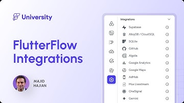 20.  Integrations | FlutterFlow University Expert Training